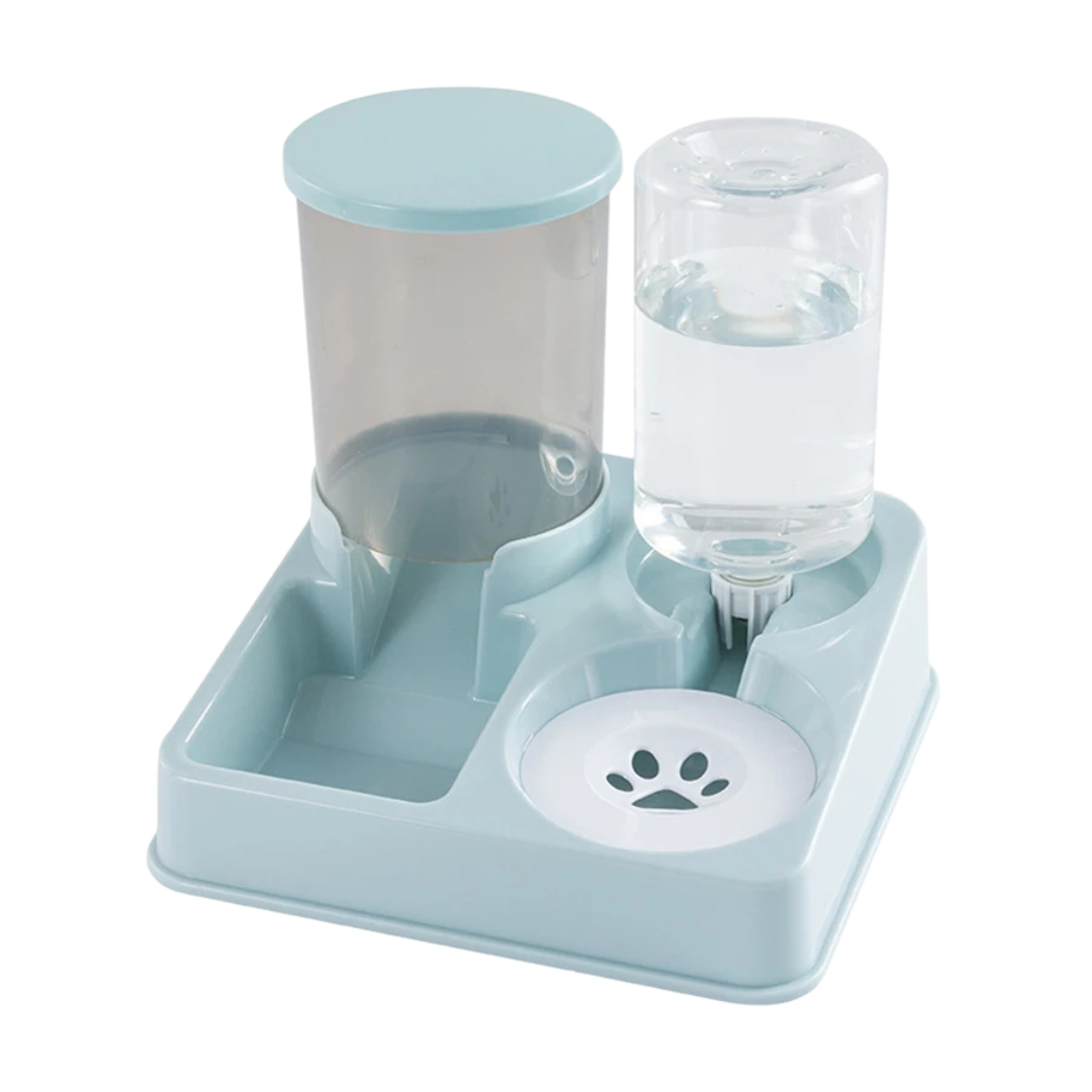 Automatic Pet Food And Water Feeder.